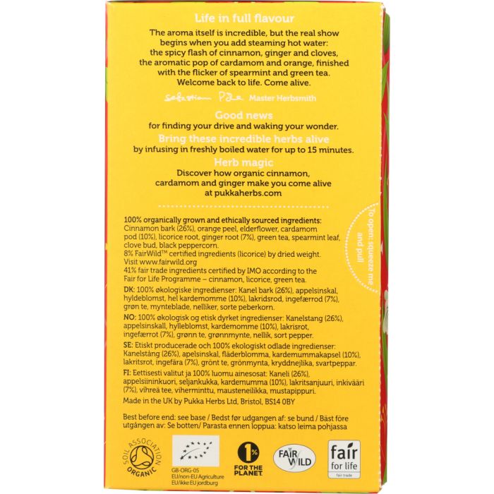 PUKKA HERBS: Revitalize Herbal Tea, 20 bg