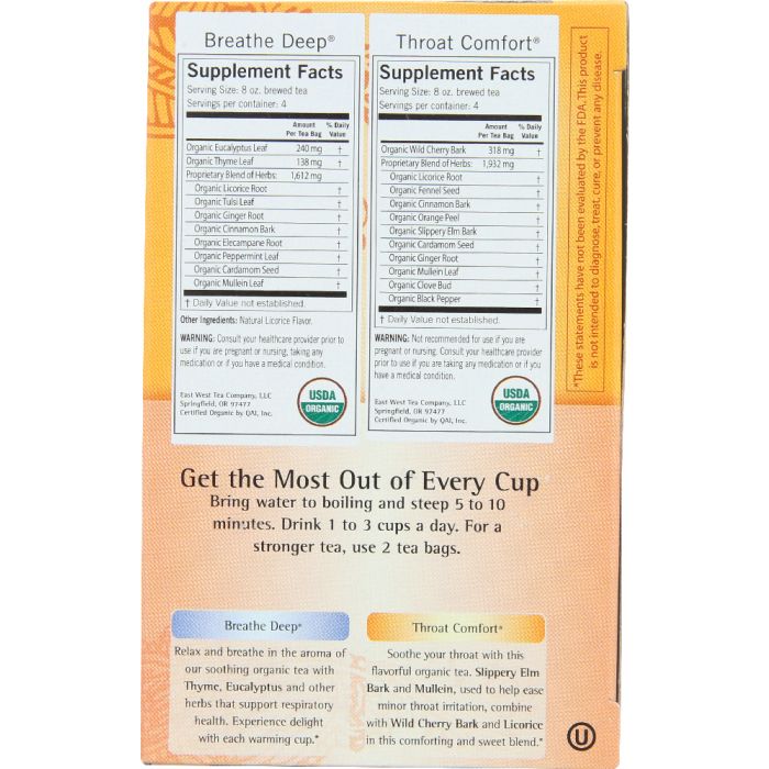 YOGI TEAS: Cold Season Tea Sampler Caffeine Free, 16 Tea Bags