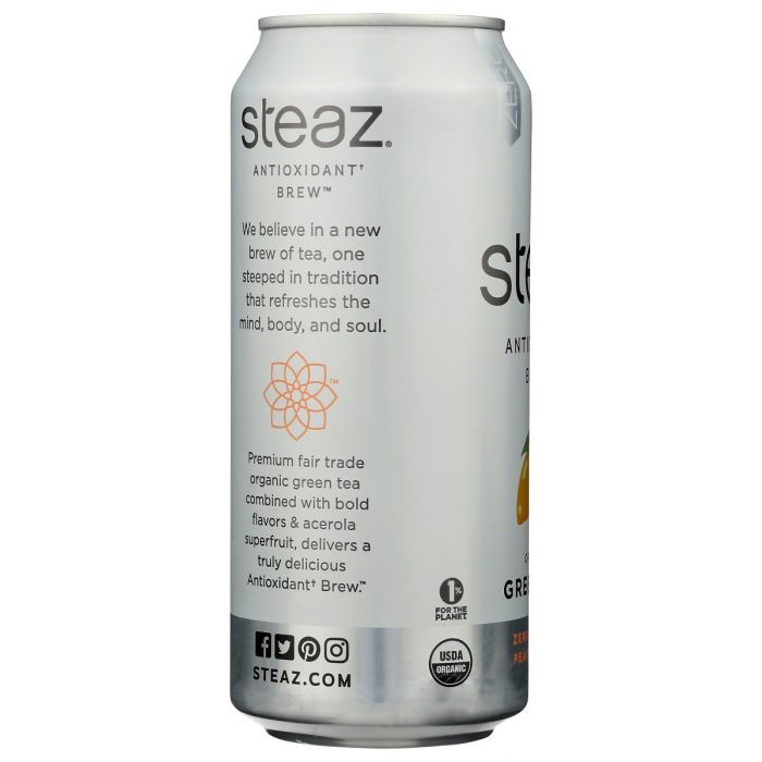 STEAZ: Zero Calorie Peach Mango Iced Tea