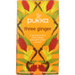 PUKKA HERBS: Three Ginger Herbal Tea, 20 bg