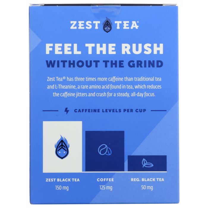 ZEST TEA: Earl Grey Energy Tea, 15 ct