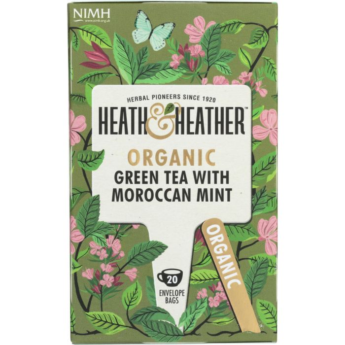 HEATH AND HEATHER: Organic Green Tea with Moroccan Mint