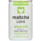 MATCHA LOVE: Unsweetened Green Tea